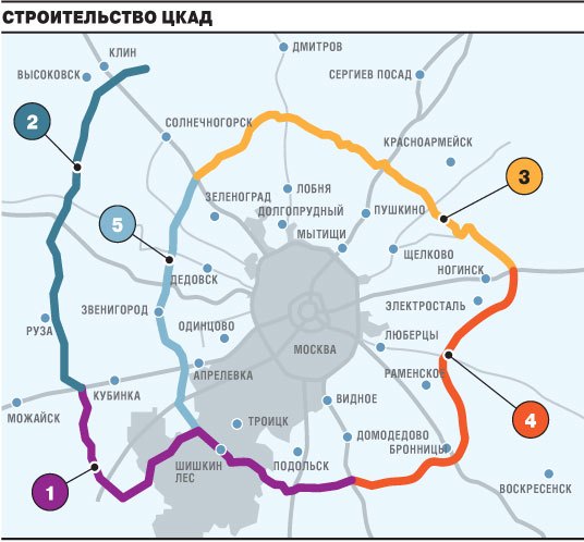 Карта метро и цкад москвы